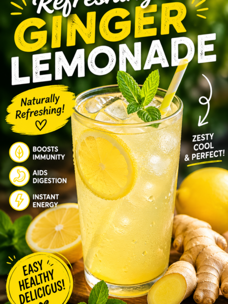 Refreshing Ginger Lemonade